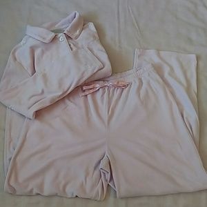 Pink 2 piece pajamas